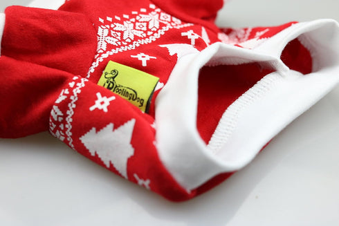 DroolingDog Christmas Dog Shirt - Xmas Shirt for Small Dogs, XS