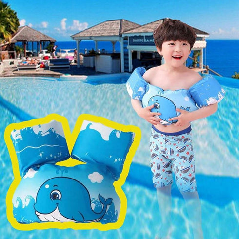 Puddle Swim Jumper for Girls & Boys 22 to 66 Pounds - Swim Vest, Floaties, Paddle Pal for Kids
