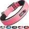 Fida Heavy Duty Dog Collar, 1.5” Width, Ultra Soft Neoprene Padded, Adjustable Reflective Nylon Collar with Two Metal