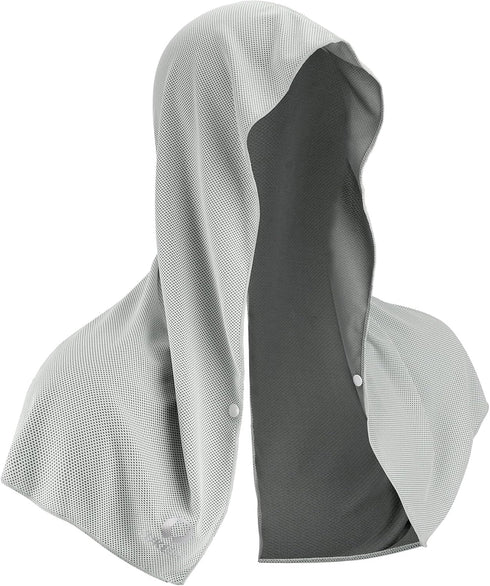 Sukeen Cooling Hoodie Towel, Absorbent Quick-Drying Cooling Towels for Neck and Face, UV Sun Protection