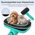 5 PCS Self Cleaning Slicker Brush & Pet Grooming Rake & Bath Brush & Nail Clippers & Pet Comb for Dogs
