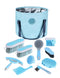Harrison Howard Horse Grooming Kit 9 Piece with Tote, Non-Slip Silicone Grip