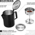 Bozeman [12 COLETTI Black Percolator Coffee Pot Camping Coffee Pot Americas Sleekest Percolator NO Aluminum or Plastic