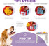 2 Outward Hound by Nina Ottosson Activity Matz Fast Food Fun Plush Dog Puzzle Mat Dog Enrichment Dog Toy, Level