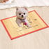 Pet Dog Bamboo Pad, Summer Portable Washable Mat with Cartoon Pattern, Cool Bed Sleeping Mattress for Dogs