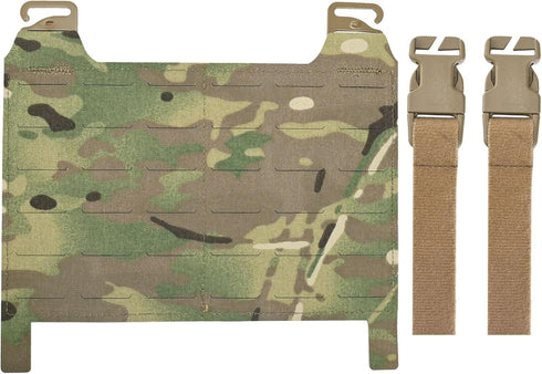Tactical MOLLE Placard - Molle Front Flap Kit with G-Hooks and Buckles for Chest Rig and Hunting Vests