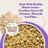 Halo Purely for Pets Holistic Adult Dog Healthy Grains, Wild-Caught Salmon & Whitefish Recipe, 3.5 lb