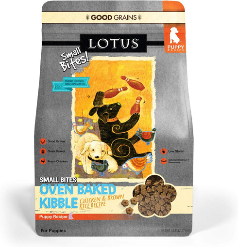 Lotus Small Bite Dry Puppy Food, 5 lbs