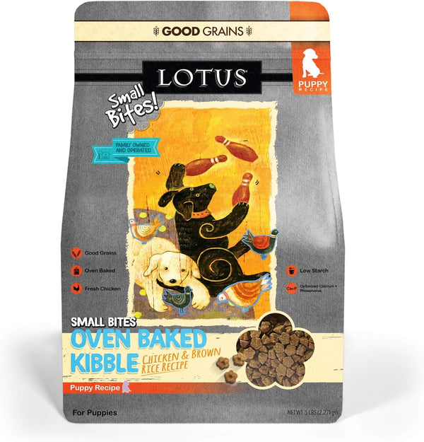 Lotus Small Bite Dry Puppy Food, 5 lbs