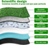 Dog Grass Mat with Pee Pad 38×23", Large Indoor Dog Litter Box, Waterproof Patio Potty Tray for Reusable Washable