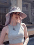 LMLALML Women's Sun Hats, Wide Brim UPF 50+ UV Protection Hiking Fishing Gardening Hats with Neck Flap