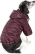 Pet Life Sporty Avalanche Lightweight Dog Coat - Adjustable Jacket with Concealed Zippered Collar & Pop-Out Hood for