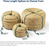 Cat Natural Sisal Rope 90FT, Hemp Rope for Scratching Post Tree Replacement, Repairing, DIY Scratcher, Natural Color
