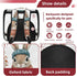 Portable Pet Carrier for Small Dogs and Cats with Safety Zippers - Stylish Bunny Design