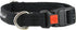 Cotton Web Adjustable Dog Collar with Locking Device, Black, 4 Sizes (Small: Neck 11.5"-15.5"; Width 1/2")