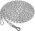 Tresbro Heavy Duty Dog Chains, 30FT Stainless Steel Tie Out Cable with Swivel Hook for Large Medium Dogs
