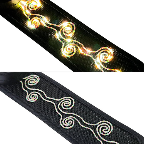 Luwint Glow in The Dark LED Light Up Armband - Safety Wristband for Night Walking, Running (1 Piece, 3 Modes)