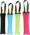 Dingo Dog Tug Toy with Handle, Dog Bite Pillow for Tug of War, Colorful Cotton, Size L, Z30002