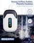 Aquarium Air Pump, Rechargeable Portable Oxygen Pump with Single/Dual Outlets for Fish Tank up to 30/70 Gallon