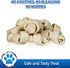 PET MAGASIN Natural Rawhide Bones Chewing Dog Treats, 10-Pack (Small 4-5 Inch)