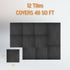24x24 Inch 0.4 Inch 12 Pack 48 GWT Interlocking EVA Foam Floor Tiles Thick Gym Flooring for Home Gyms Garages