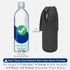 Linkidea 16.9/20Fl Oz, 16.9Fl Oz, (1 Pack/Black) Disposable Water Bottle Sleeve Compatible with Smartwater Evian