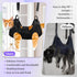 Cat Grooming Hammock, Nail Clipper Hammock for Trimming, Dog Sling for Nail Clipping, Hanging Harness (Black XS)