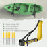 GanFindX Heavy-Duty Foldable Kayak Wall Rack, 9.5-13.8" Storage Hanger for Canoe, Paddle Board, Surfboard