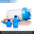 PACK 4, The Scoopie Supplement Container, Scoop, and Funnel System for Pre Workout Powder and Post Workout Protein