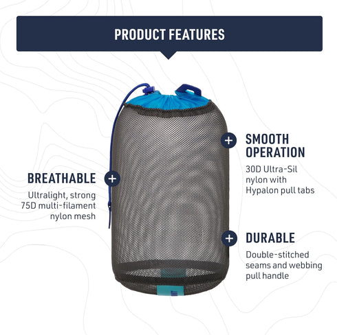 Sea to Summit Lightweight Mesh Stuff Sack for Outdoor Gear