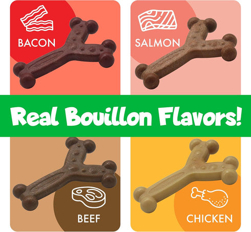 Chew'ems Durable Chew Toys for Small Dogs - Long-Lasting & Flavorful Chicken-Flavored Chew Dog Toys