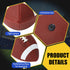 4 Set Jerify Pcs Sport Balls Official Size Athletic Balls Include Soccer, Football, Basketball, Volleyball for Indoor
