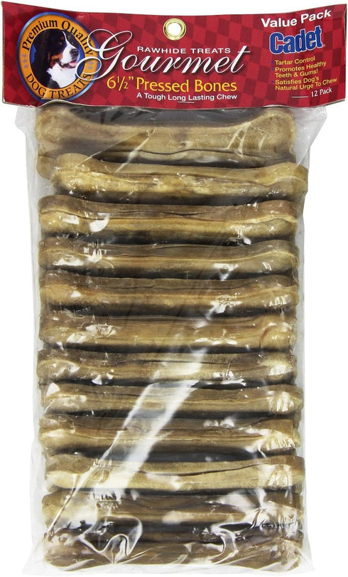 HDP IMS Premium Pressed Rawhide Bone 6.5" Pack (24 Count)