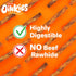 Oinkies Chickentastic Tender Twirls, 20 Count, Made with Real Chicken Breast, Pumpkin & Carrot, Collagen for Skin &