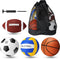 Jerify 4 Pcs Sport Balls Set Official Size Athletic Balls Include Soccer,