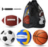 Jerify 4 Pcs Sport Balls Set Official Size Athletic Balls Include Soccer,