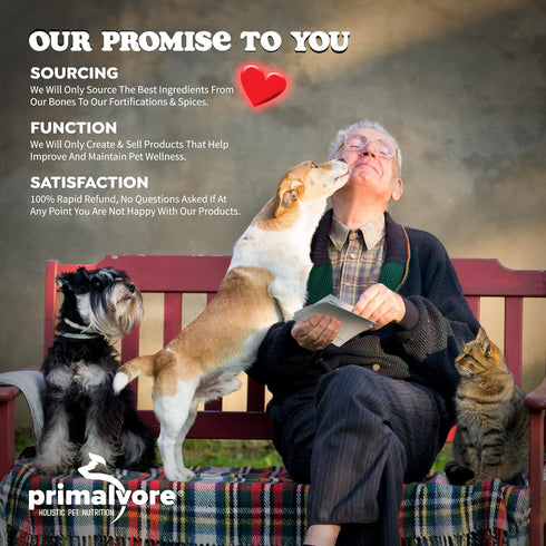 Primalvore Free-Range Bone Broth for Dogs & Cats, Mobility Formula with Collagen Peptides, 2 Pack, Made in USA
