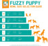 Fuzzy Puppy Heavy-Duty Stainless Steel Food & Water Bowl for Cats & Dogs, Silver, 3 Quart