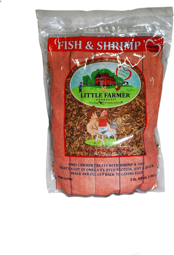 Fish & Shrimp | Dried River Shrimp & Minnow Fish | Omega