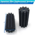 (4-Pack) (20-75 Aquarium Sponge Filter Replacement Sponges for Medium Gallon)