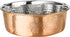 Neater Pet Brands Hammered Decorative Designer Bowls, Luxury Style Premium Dog and Cat Dishes, Large, Copper