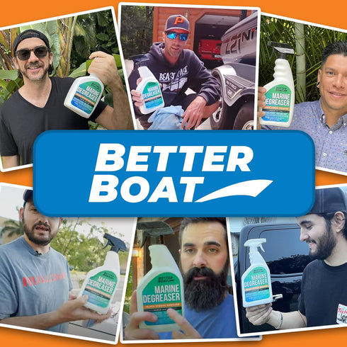 Commercial Better Boat Marine Degreaser and Black Streak Remover, Heavy Duty Fiberglass and Engine Cleaner, Grade