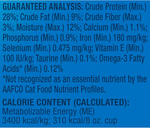 9Lives Daily Essentials Dry Cat Food, 12 lb Bag, Chicken, Beef & Salmon Flavors