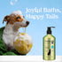 Pawfume Dog Shampoo and Conditioner, Hypoallergenic Probiotic Pet Shampoo for Smelly Dogs, Best for Puppies (Blue