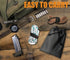 Gun Snake Cleaner, Barrel Rope for Handguns and Rifles, Gun Cleaning Kits with Cloth and Supplies