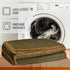 JMR Wool Camping Blanket, Warm Heavy Car Blanket & Camp Quilt, 70% Wool, Olive Green, 62X84