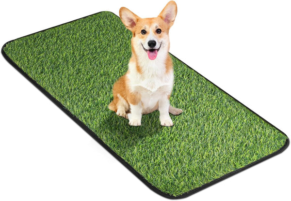 Artificial Grass Mat, Dog Grass Pee Pads, Fake Grass Pad for Pets