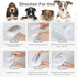 5 IN 1 Pet Grooming Brush Kit, Self Cleaning Slicker Brush for Dogs & Cats, Suitable for Small & Large Pets, Blue