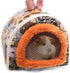 KAMEIOU Travel Carrier for Small Animals, Hedgehog, Hamster, Guinea Pig Pouch Bag with Detachable Strap