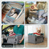 PETSFIT Dog Car Seats for Small Dogs Patented Safety Buckles Safety Tether Foldable Travel Dog Booster Car Seat Reduces
